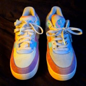 NIKE -AIRFORCE 1 LOW SPRING PATCH WORK  SHOES